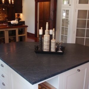 countertop with soapstone